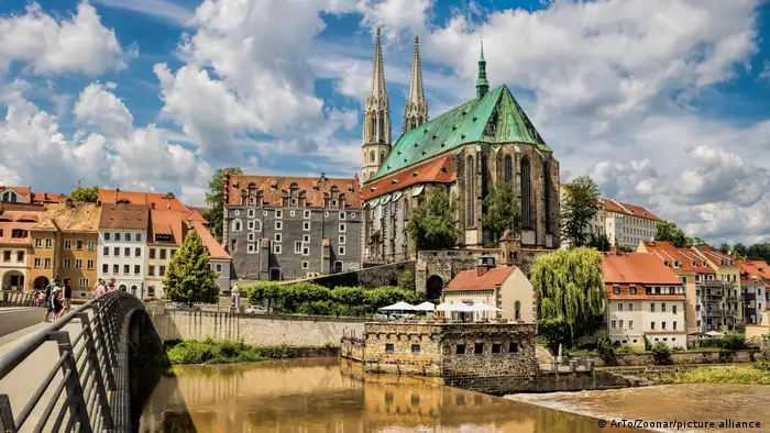 Görlitz Altstadt mit Peterskirche, Deutschland