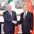 中國外交部長王毅4日會晤義大利外長塔亞尼。王毅稱兩國都是「文明古國」，「古絲綢之路傳承的千年友誼歷久彌新」。