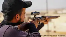 Intense clashes erupted between Arab tribal fighters and the Syrian Democratic Forces (SDF) in the eastern countryside of Manbij, Aleppo province. (Photo by Rami Alsayed/NurPhoto)