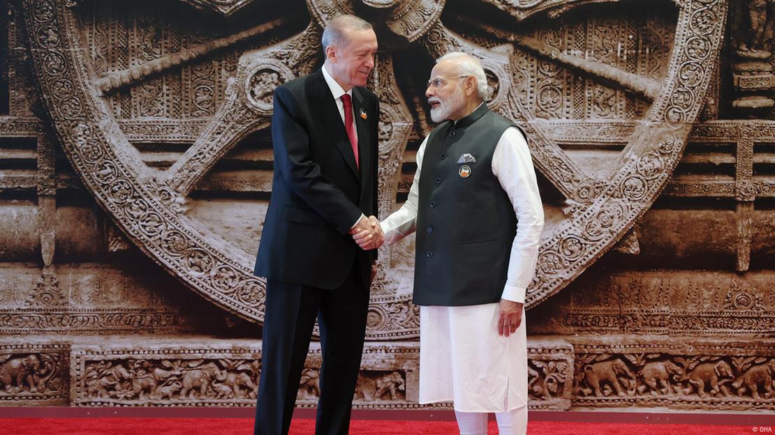 Narendra Modi ve Recep Tayyip Erdoğan Narendra Modi ve Recep Tayyip Erdoğan