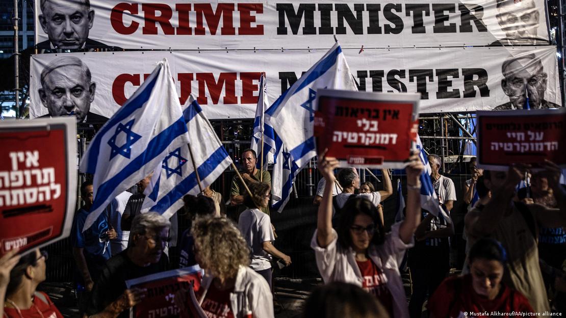 Israel Protest gegen Justizreform in Tel Aviv