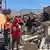 Equipos de búsqueda y rescate en plena faena en la ciudad de Talat N'Yaaqoub en Marrakech.