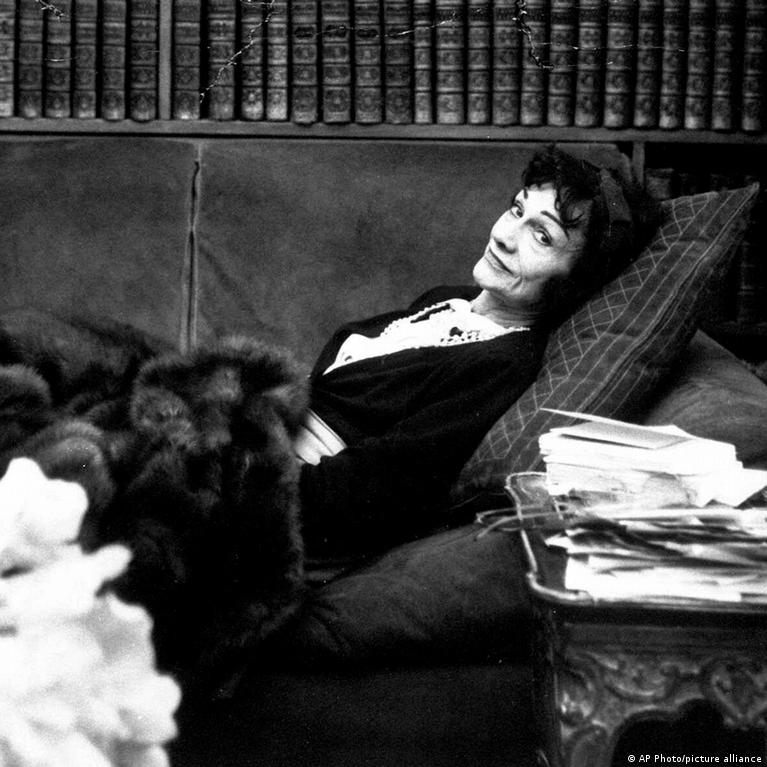 COCO CHANEL - French fashion designer (1883-1971) at her Paris