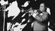 Louis Armstrong playing the trumpet Louis Armstrong playing the trumpet