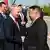 Владимир Путин и Ким Чен Ын пожимают друг другу руки на космодроме Восточный 13 сентября 2023 года