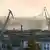 Smoke rises over the port of Sevastopol port after Ukrainian missile strikes on Wednesday