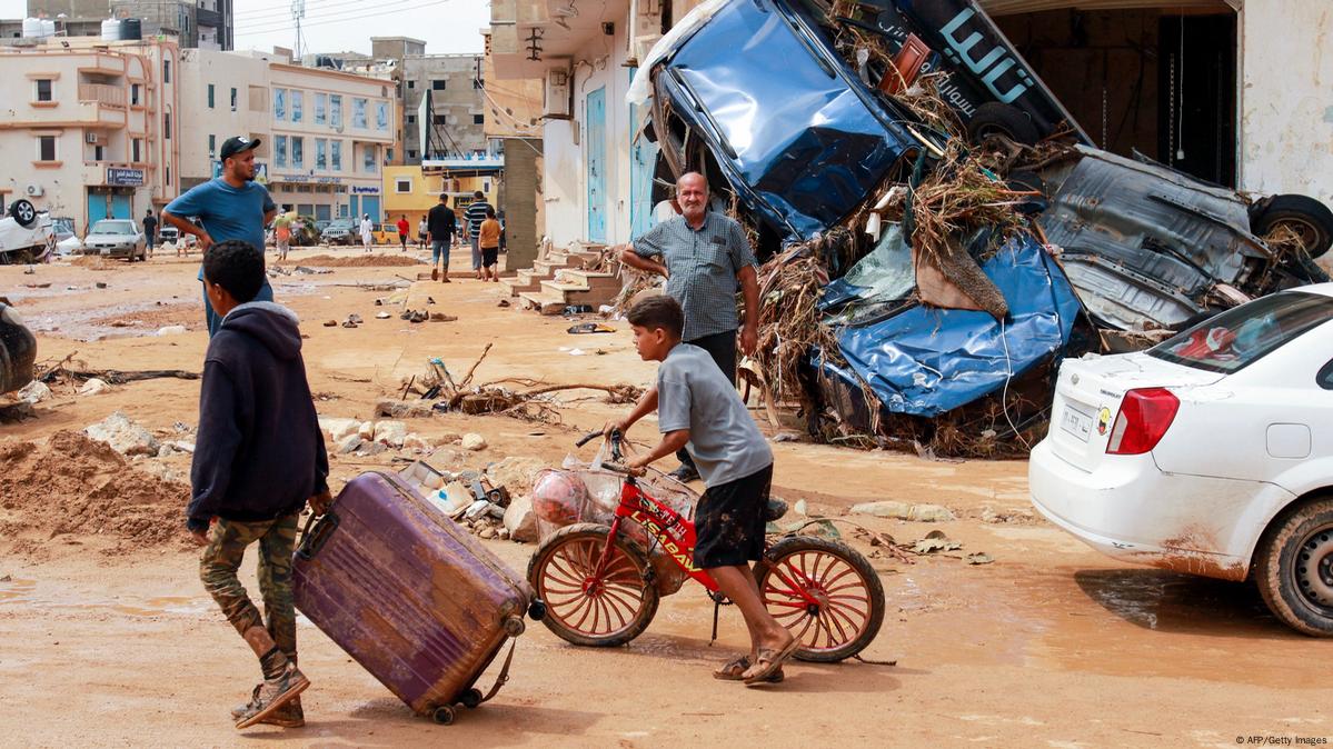 Survivors are trying to salvage what they can. The floods damaged and destroyed many roads leading into the city, making it challenging for international rescue teams and humanitarian aid to reach Derna.