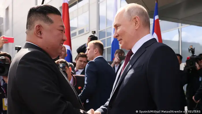Russlands Präsident Putin und Nordkoreas Staatschef Kim treffen sich in der Amur-Region