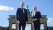 Berlin Interim Mayor Kai Wegner (r) and Kyiv Mayor Vitali Klitschko (l) at the famous Brandenburg Gate Berlin Interim Mayor Kai Wegner (r) and Kyiv Mayor Vitali Klitschko (l) at the famous Brandenburg Gate
