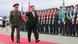 North Korea's leader Kim Jong Un and Russia's Defence Minister Sergei Shoigu inspect the guard of honor at Knevichi Aerodrome near Vladivostok. North Korea's leader Kim Jong Un and Russia's Defence Minister Sergei Shoigu inspect the guard of honor at Knevichi Aerodrome near Vladivostok.