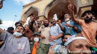 Libyen Derna | Überlebende der Flutkatastrophe protestieren gegen die Regierung