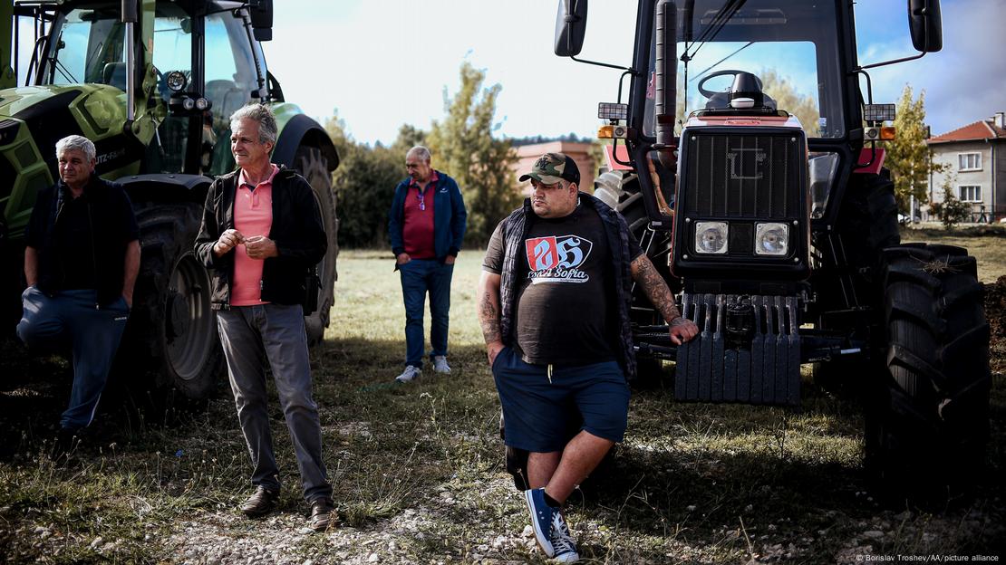 Fermerë bullgarë duke protestuar kundër kalimit tranzit të drithërave nga Ukraina