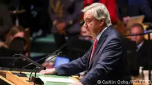 19.09.2023 *** United Nations Secretary-General Antonio Guterres addresses the 78th Session of the U.N. General Assembly in New York City, U.S., September 19, 2023. REUTERS/Caitlin Ochs