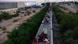 Mexicans traveling aboard a train in Ciudad Juarez, Mexico Mexicans traveling aboard a train in Ciudad Juarez, Mexico