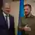 Канцлер ФРГ Олаф Шольц и президент Украины Владимир Зеленский