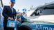German Transport Minister Volker Wissing refills a vehicle with an e-fuel at an event in Freiberg German Transport Minister Volker Wissing refills a vehicle with an e-fuel at an event in Freiberg
