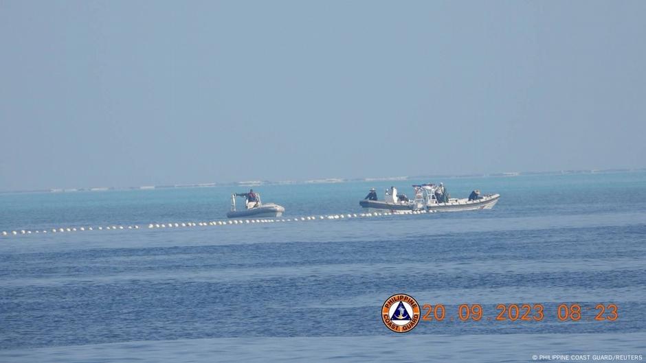 South China Sea: Philippines vows to remove Chinese barriers