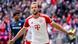 Harry Kane jubelt im Bayern-Trikot Harry Kane jubelt im Bayern-Trikot