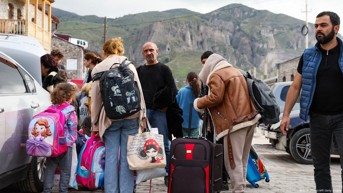 In Berg-Karabach leben derzeit noch etwa 120.000 Menschen armenischer Abstammung