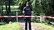 A police office at the scene of the investigation in the town of Pragsdorf A police office at the scene of the investigation in the town of Pragsdorf