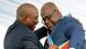 Congolese leaders Kabila and Tshisekedi during the latter's presidential inauguration.
