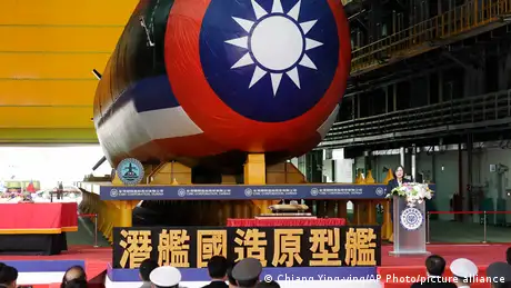 Taiwan | Tauf- und Stapellaufzeremonie des U-Boot-Prototyps Haikun
