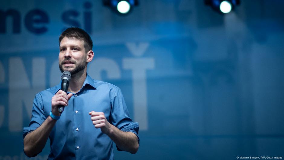 Mihal Šimečka iz stranke Progresivna Slovačka