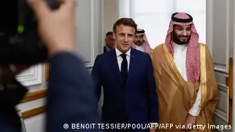 Paris | Präsident Emmanuel Macron ermpfängt Kronprinz Mohammed bin Salman 2022