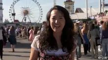 بميزانة صغيرة في مهرجان أكتوبر