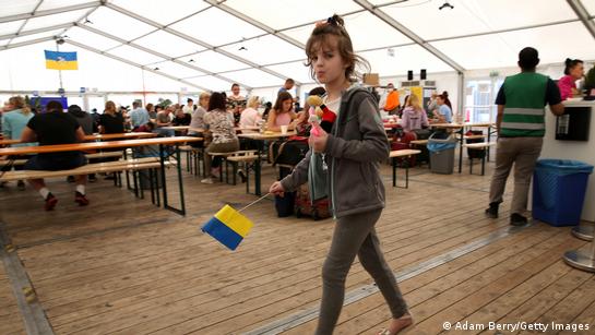 Ukrainian refugee in Berlin