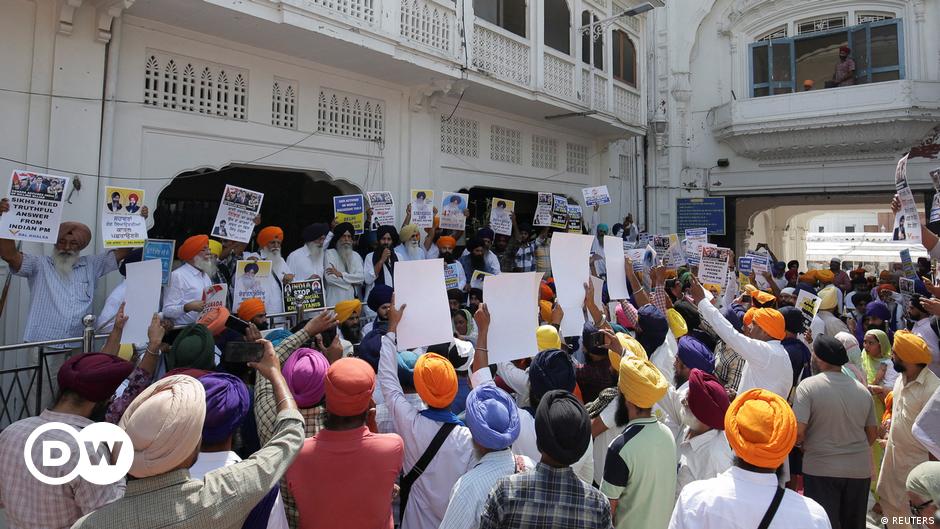 India: Sikhs protest in Amritsar after Canada's allegations