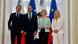 Rais wa Ufaransa Emmanuel Macron (kushoto) Waziri Mkuu wa Malta Robert Abela, Rais wa Halmashauri Kuu ya Umoja wa Ulaya Ursula von der Leyen na Waziri Mkuu wa Italia Giorgia Meloni katika mkutano mjini Valletta, Malta. Rais wa Ufaransa Emmanuel Macron (kushoto) Waziri Mkuu wa Malta Robert Abela, Rais wa Halmashauri Kuu ya Umoja wa Ulaya Ursula von der Leyen na Waziri Mkuu wa Italia Giorgia Meloni katika mkutano mjini Valletta, Malta.