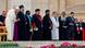 El papa Francisco con representantes de otras iglesias en la vigilia "Juntos"