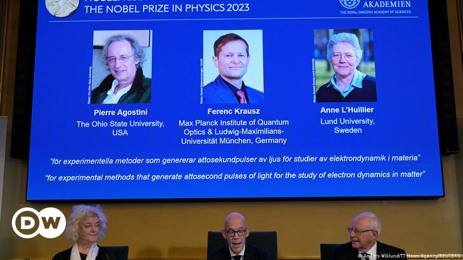 Nobelpreis für Physik geht an drei Teilchenforscher