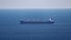 Un barco navega por el mar Negro. Un barco navega por el mar Negro.