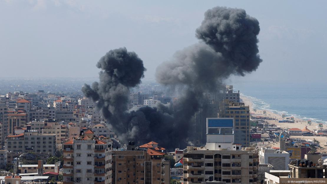 Gaza Streifen | Israelischer Luftangriff auf Gaza Stadt als Reaktion auf den Hamas-Angriff 