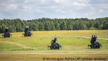 July 8, 2023
Germany deploy the Patriot long-range air defence system, at Vilnius airport for security, ahead of the NATO summit in Vilnius, Lithuania, Saturday, July 8, 2023. Up to 12,000 officers and soldiers will be responsible for security during the NATO summit in Vilnius on July 11-12. (AP Photo/Mindaugas Kulbis)