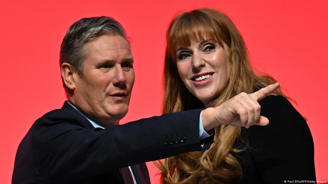 Angela Rayner y Keir Starmer.