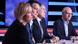 CSV-Spitzenkandidat Luc Frieden bei einer Fernsehdebatte mit anderen Kandidaten CSV-Spitzenkandidat Luc Frieden bei einer Fernsehdebatte mit anderen Kandidaten