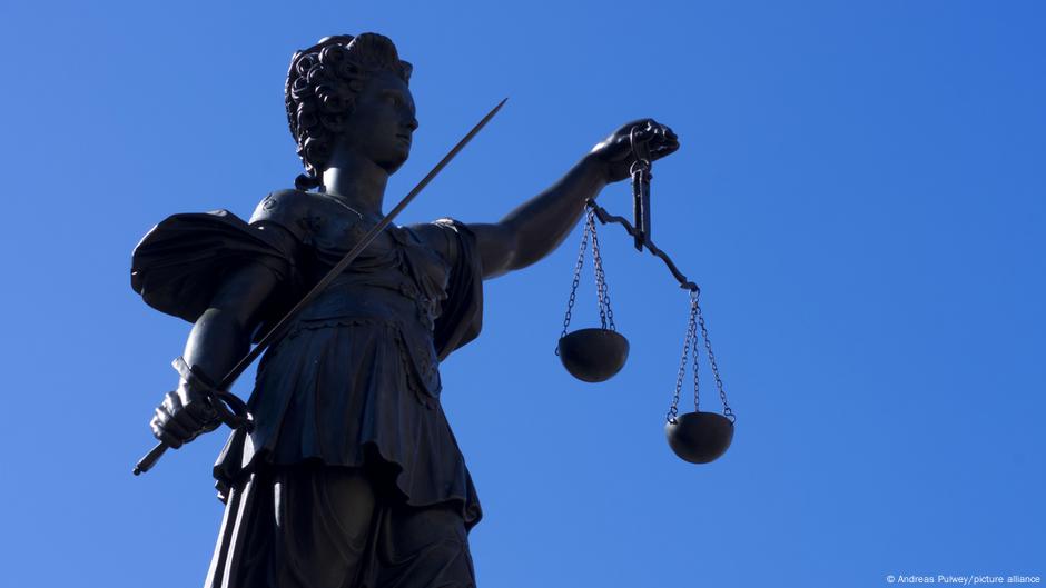 Statua boginje pravde Justicije