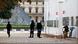 French police officers keep watch in front of the Louvre museum, closed for security reasons, in Paris, as French government puts the nation on its highest state of alert after a deadly knife attack in northern France, October 14, 2023. French police officers keep watch in front of the Louvre museum, closed for security reasons, in Paris, as French government puts the nation on its highest state of alert after a deadly knife attack in northern France, October 14, 2023.