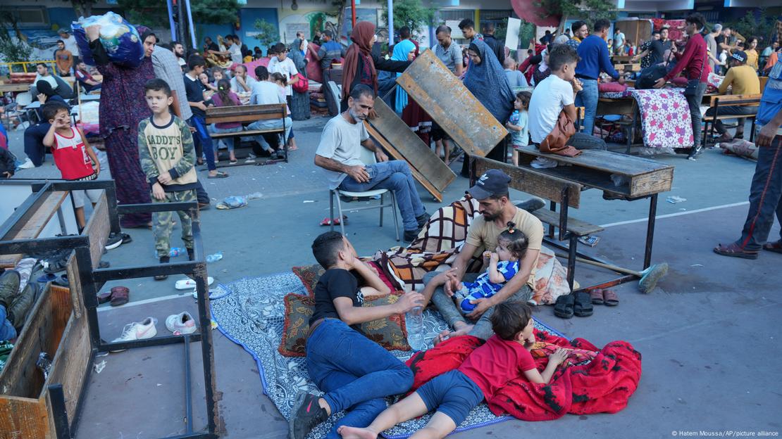 Gazastreifen | Menschen suchen Schutz - hier in einer UN-Schule im Nuseirat-Flüchtlingslager