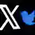 Foto de archivo de los logos de Twitter y "X"