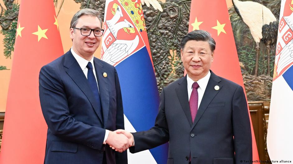 Aleksandar Vučić i Si Đinping 17. oktobra 2023. u Pekingu