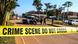 A Crime Scene Do Not Cross tape stretches across the street in Kampala after an attack on a restaurant in 2021 A Crime Scene Do Not Cross tape stretches across the street in Kampala after an attack on a restaurant in 2021