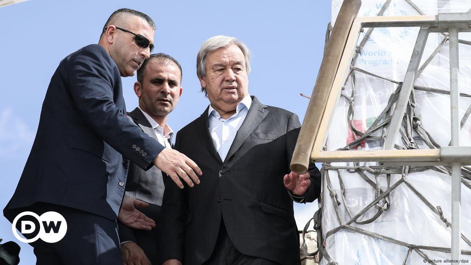 UN Chief Visits Rafah Border Crossing, Calls For Aid Deliveries To ...