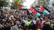 Demonstrators waving Palestinian flags at a demonstration in the western German city of Düsseldorf on Saturday, October 21, 2023 Demonstrators waving Palestinian flags at a demonstration in the western German city of Düsseldorf on Saturday, October 21, 2023