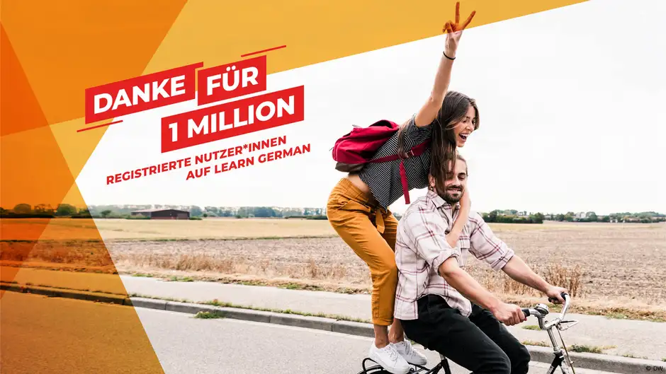 DW Learn German tops one million registered users | Who we are | DW ...