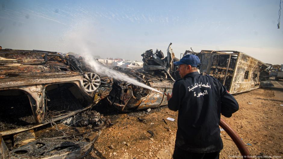 Ägypten: Tödliche Massenkarambolage auf Autobahn