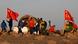 The return capsule of the Shenzhou-16 spacecraft was decelerated by a large parachute and landed near the Jiuquan Cosmodrome in the Gobi Desert on Tuesday The return capsule of the Shenzhou-16 spacecraft was decelerated by a large parachute and landed near the Jiuquan Cosmodrome in the Gobi Desert on Tuesday